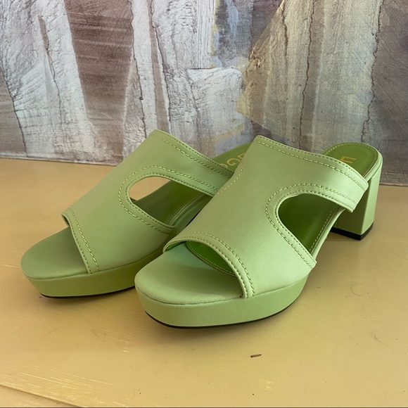 EGO green heeled mules brand new - Picture 7 of 8